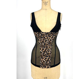 Simply Control Leopard Shapewear Lingerie Top Xtra Large NWT